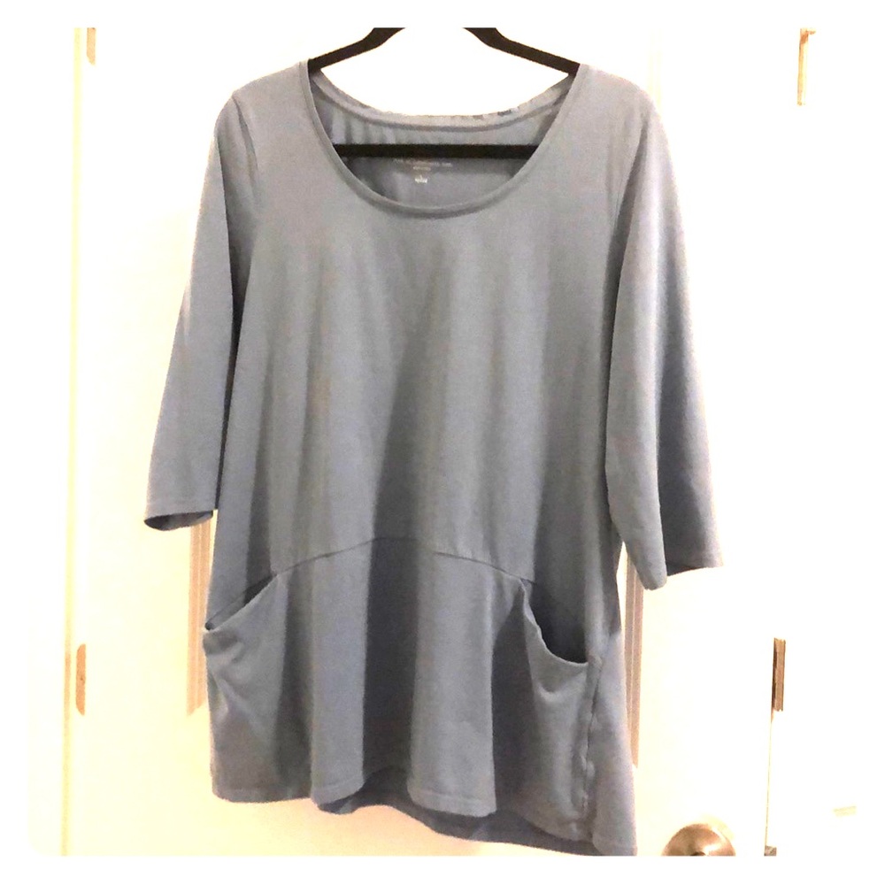 J. Jill pure Jill tunic. Gray blue color. LP
